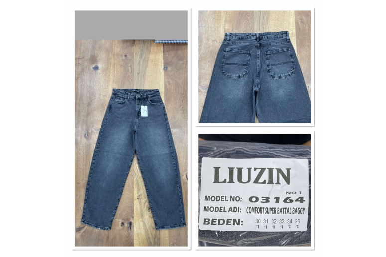 Джинси жіночі LIUZIN JEANS 03164-1 BAGGY