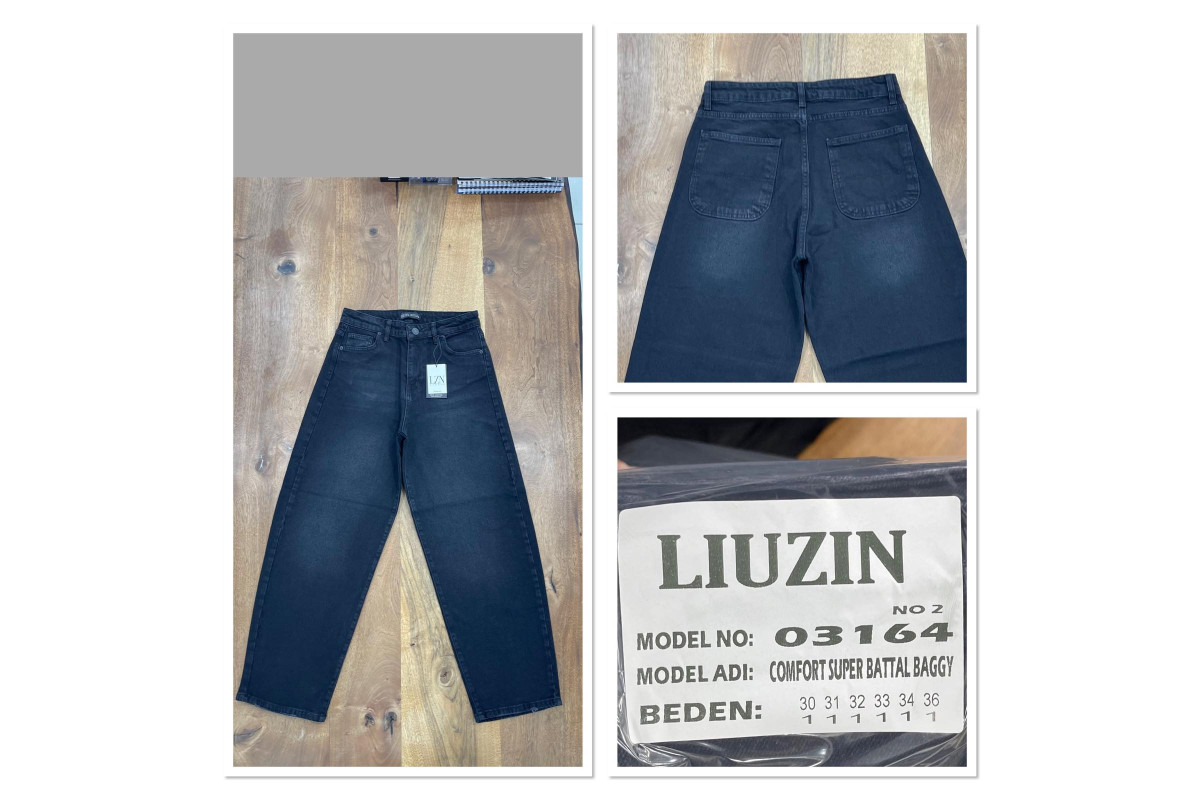 Фото Джинси жіночі LIUZIN JEANS 03164-2 BAGGY from official site OSKAR™