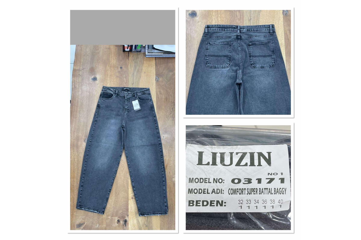 Фото Джинси жіночі LIUZIN JEANS 03171-1 BAGGY from official site OSKAR™
