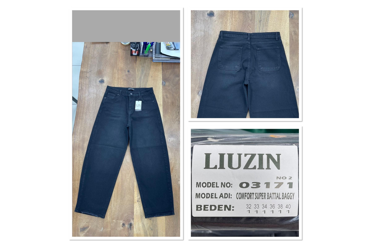 Фото Джинси жіночі LIUZIN JEANS 03171-2 BAGGY from official site OSKAR™