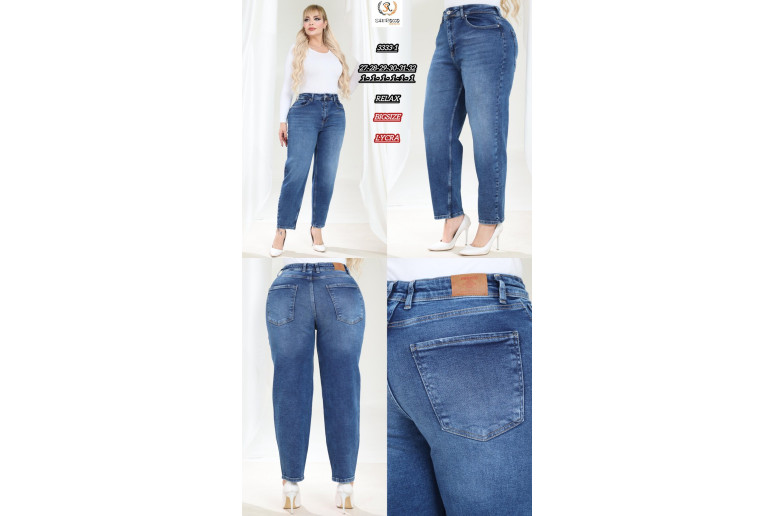 Джинси жіночі SHEROCCO JEANS 3333-1 RELAX MOM Джинси жіночі SHEROCCO JEANS 3333-1 RELAX MOM