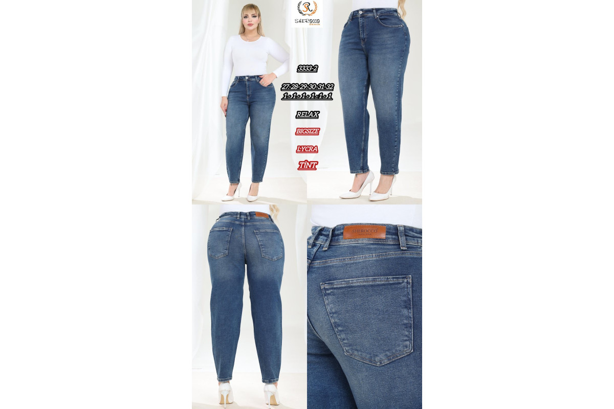 Фото Джинси жіночі SHEROCCO JEANS 3333-2 RELAX MOM from official site OSKAR™