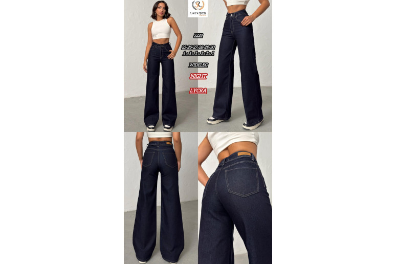 Джинси жіночі SHEROCCO JEANS 5228 WIDE LEG