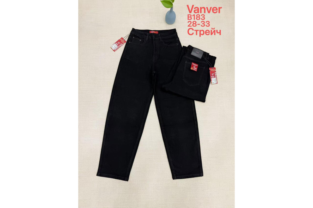 Фото Джинсы женские VANVER JEANS 183 BAGGY from official site OSKAR™