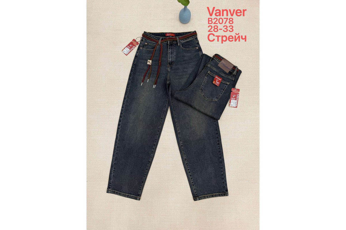 Фото Джинсы женские VANVER JEANS 2078 BAGGY from official site OSKAR™