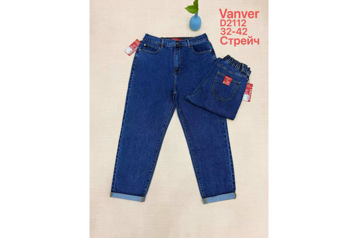 Фото Джинсы женские VANVER JEANS 2112 МОМ from official site OSKAR™