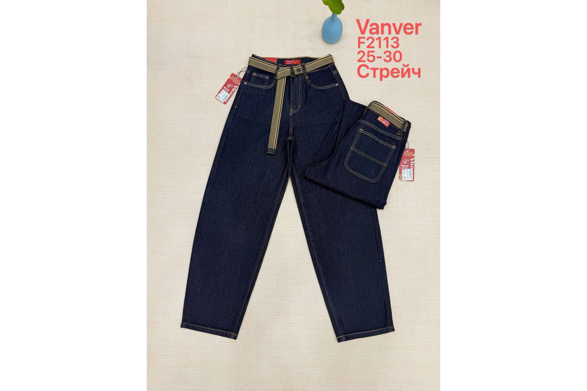Фото Джинсы женские VANVER JEANS 2113 BAGGY from official site OSKAR™