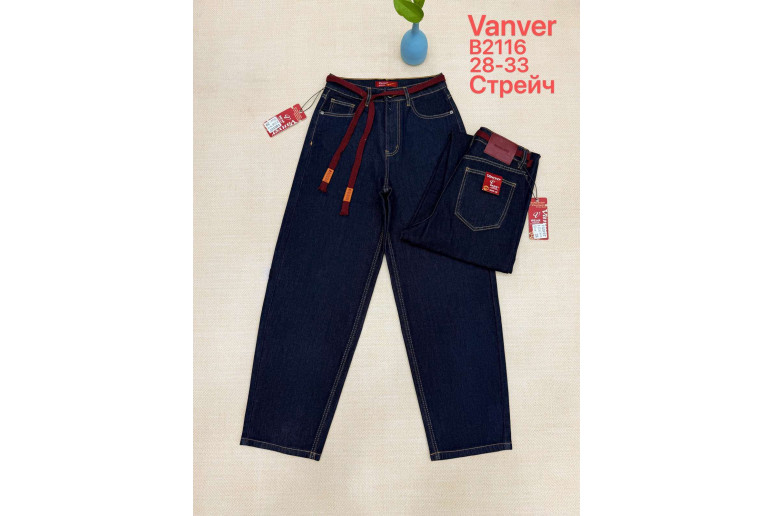 Джинсы женские VANVER JEANS 2116 BAGGY