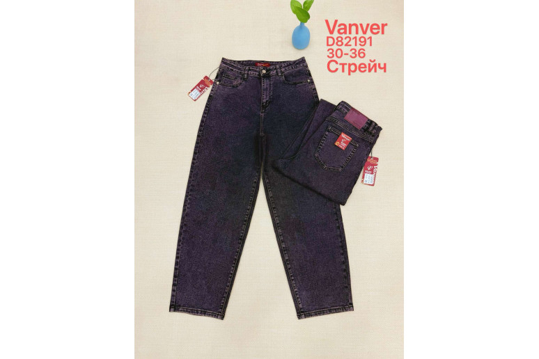 Джинси жіночі VANVER JEANS 82191 BAGGY