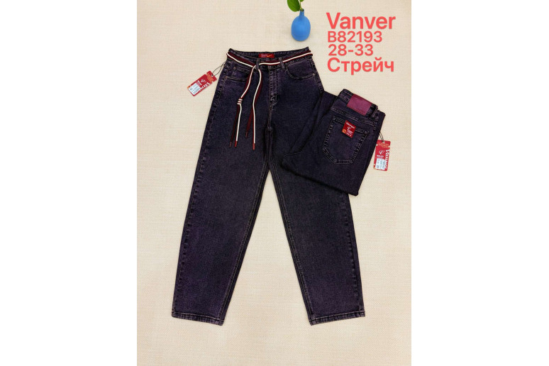Джинсы женские VANVER JEANS 82193 BAGGY