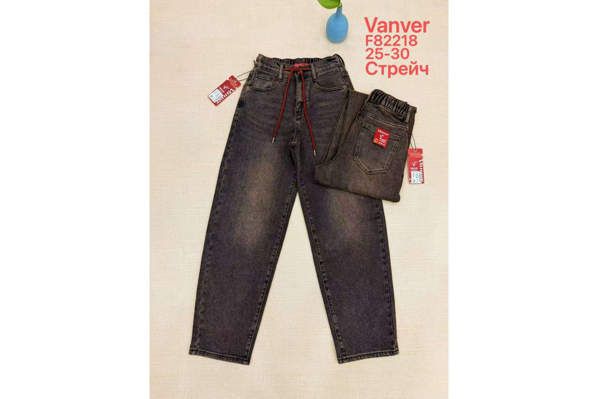 Фото Джинсы женские VANVER JEANS 82218 BAGGY from official site OSKAR™