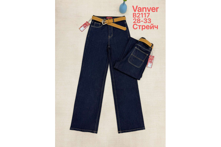 Джинси жіночі VANVER JEANS 2117 ТРУБИ