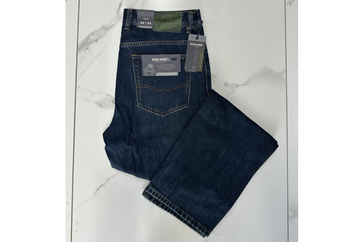 Фото Джинси чоловічі STAR KING JEANS 3219 CLASSIC ІЗ ЗЕЛЕНЦЕЮ from official site OSKAR™