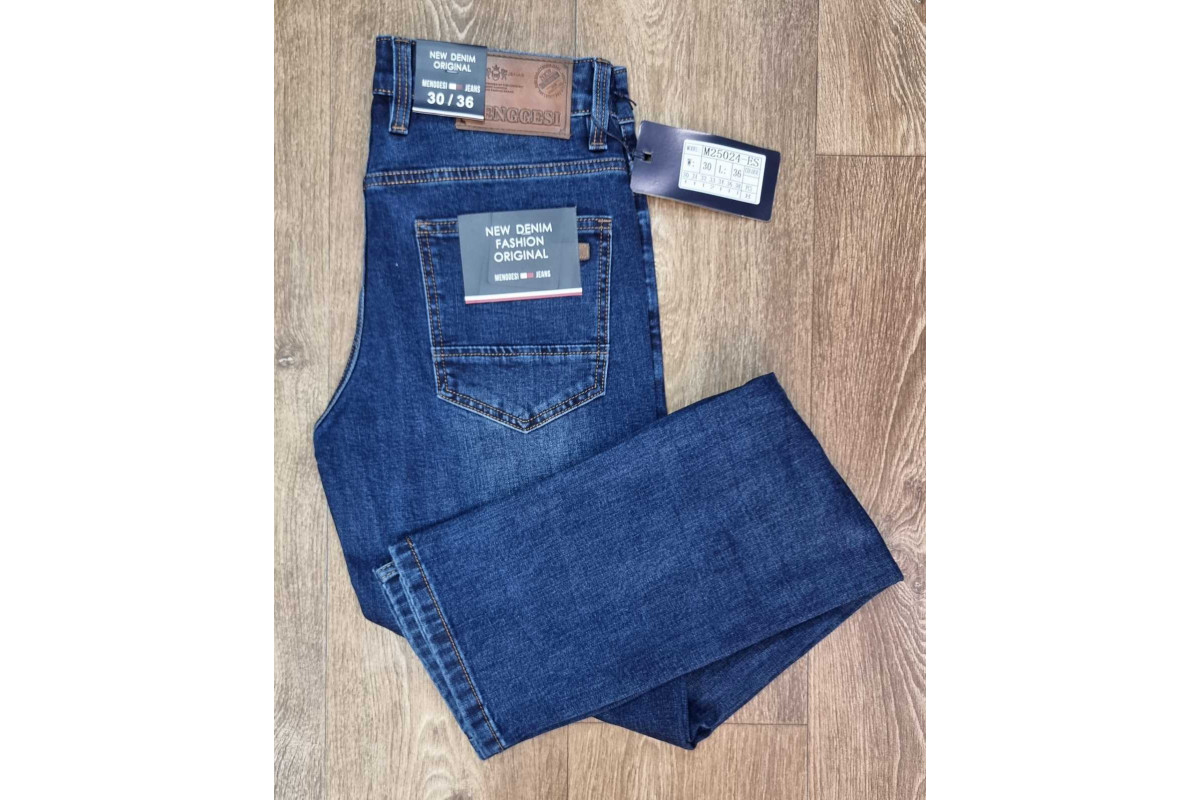 Фото Джинси чоловічі MENGGESI (STAR KING) JEANS 25024 CLASSIC СИНІЙ from official site OSKAR™