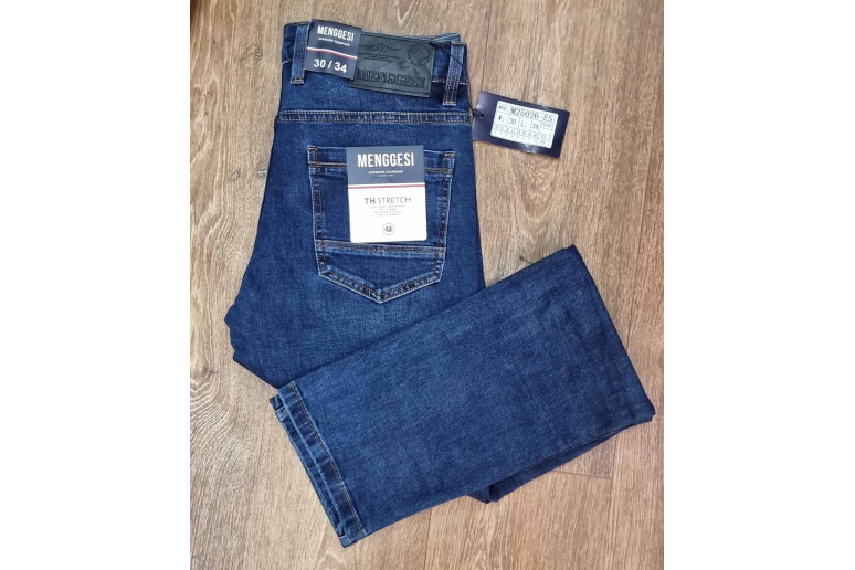 Джинсы мужские MENGGESI (STAR KING) JEANS 25026 CLASSIC СИНИЙ