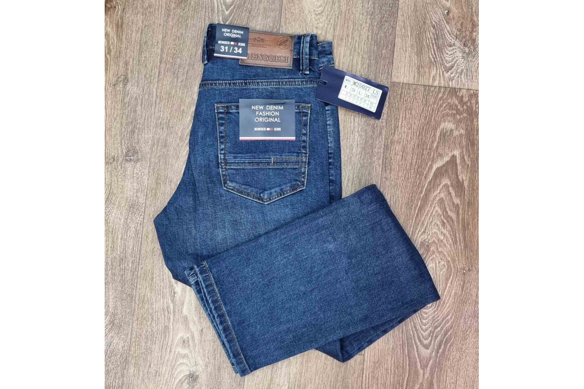 Фото Джинси чоловічі MENGGESI (STAR KING) JEANS 25027 CLASSIC СИНІЙ from official site OSKAR™