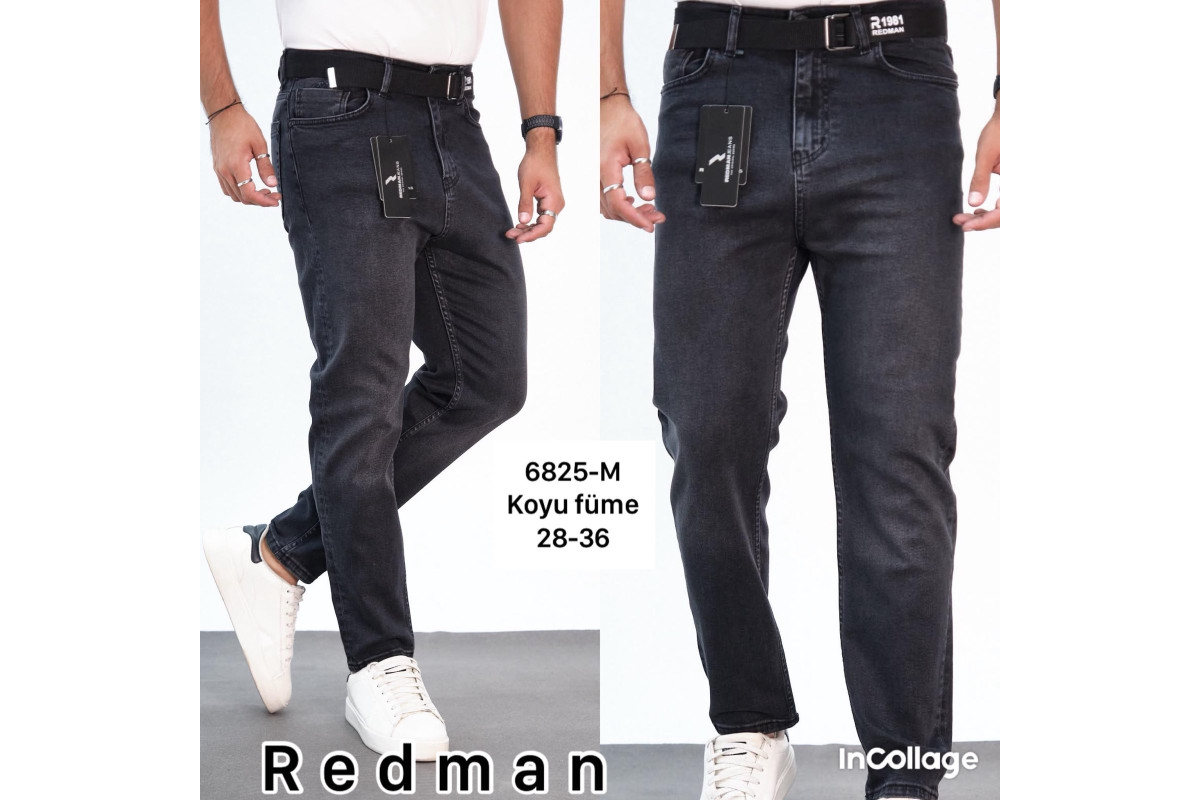 Фото Джинсы мужские REDMAN JEANS 6825 МОМ Графит from official site OSKAR™