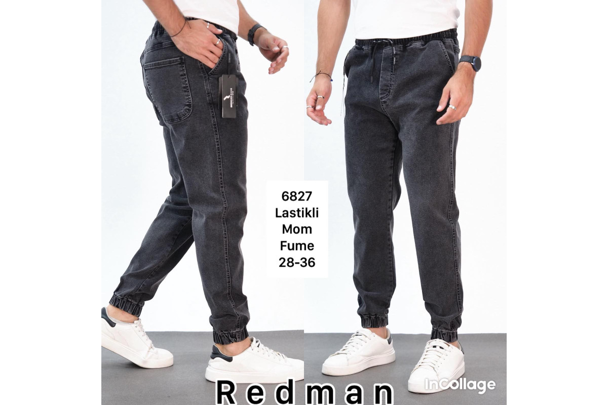 Фото Джинсы мужские REDMAN JEANS 6827 JOGER Графит from official site OSKAR™