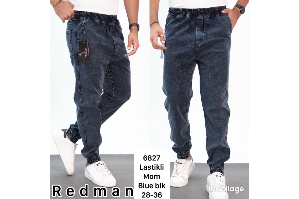 Фото Джинсы мужские REDMAN JEANS 6827 JOGER Серо-синий from official site OSKAR™