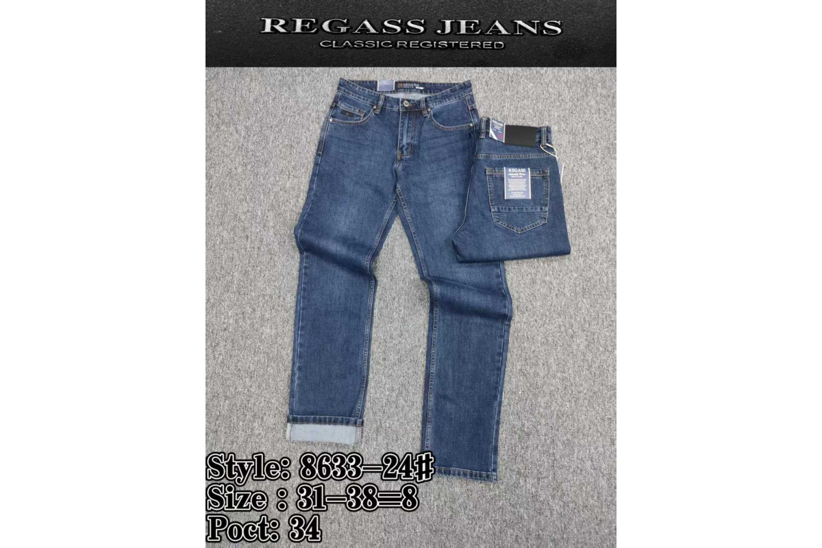 Фото Джинси чоловічі REGASS JEANS 8633 Classic СИНІЙ from official site OSKAR™