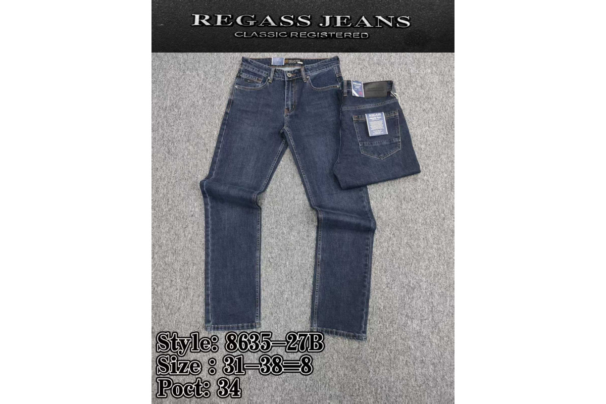 Фото Джинси чоловічі REGASS JEANS 8635 Classic СІРО СИНІЙ from official site OSKAR™