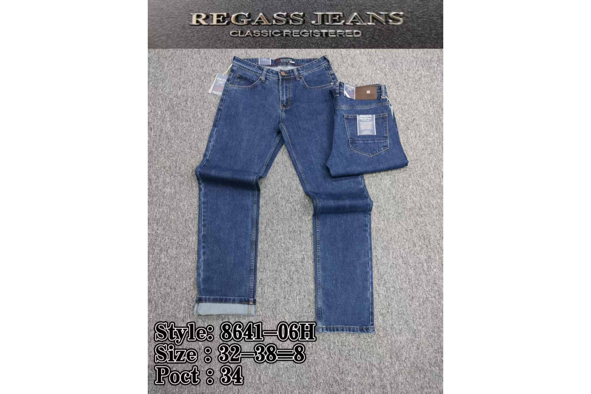 Фото Джинси чоловічі REGASS JEANS 8641 Classic СИНІЙ from official site OSKAR™