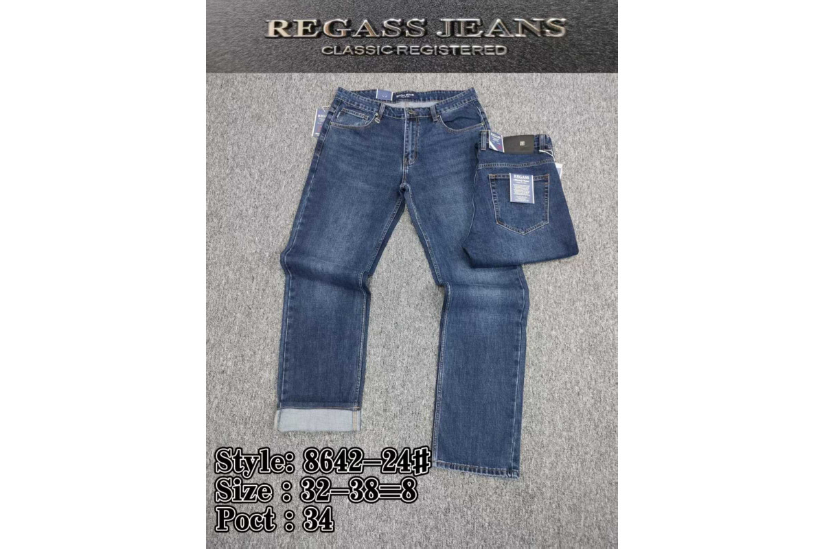Фото Джинси чоловічі REGASS JEANS 8642 Classic СИНІЙ from official site OSKAR™