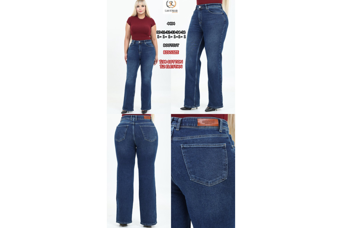 Фото Джинсы женские SHEROCCO JEANS 4484 BOOT CUT from official site OSKAR™