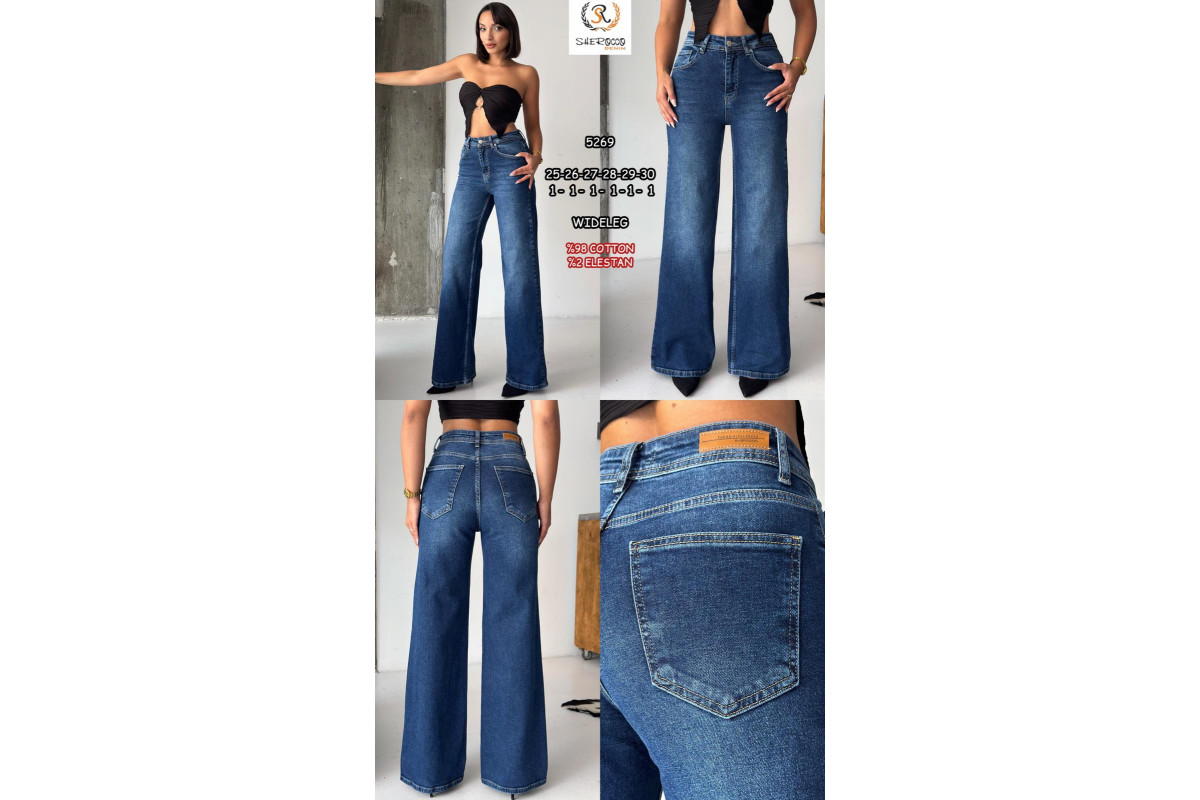 Фото Джинси жіночі SHEROCCO JEANS 5269 WIDE LEG from official site OSKAR™