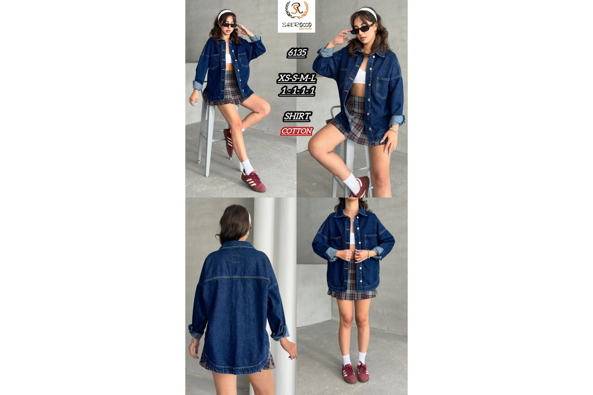 Фото Рубашка женская SHEROCCO JEANS 613 from official site OSKAR™