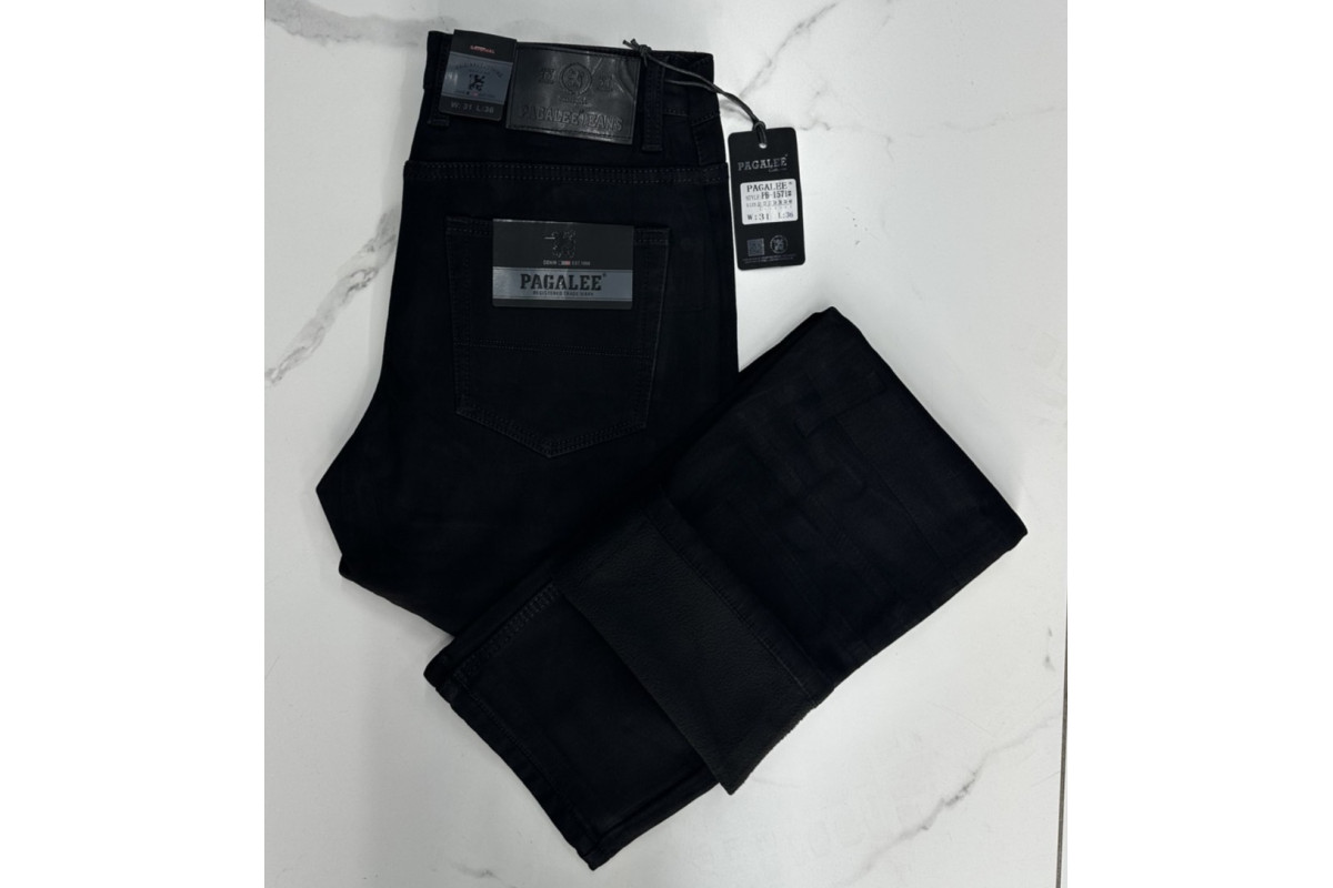 Фото Джинси чоловічі PAGALEE JEANS 1571 ЧОРНИЙ ФЛІС from official site OSKAR™