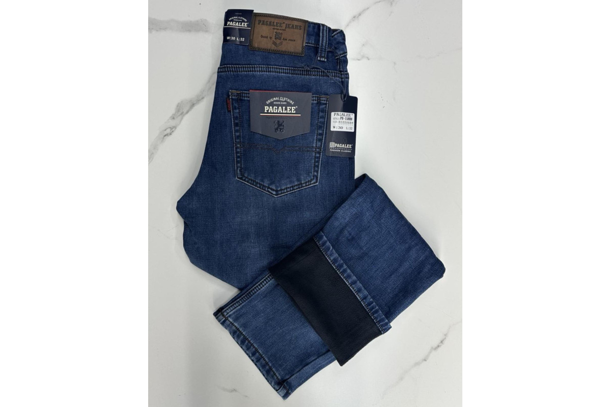 Фото Джинси чоловічі PAGALEE JEANS 1588 СИНІЙ ФЛІС from official site OSKAR™