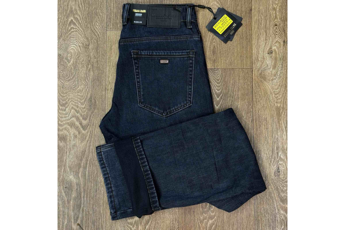 Фото Джинси чоловічі REGASS JEANS 8544 СІРО-СИНІЙ ФЛIС from official site OSKAR™