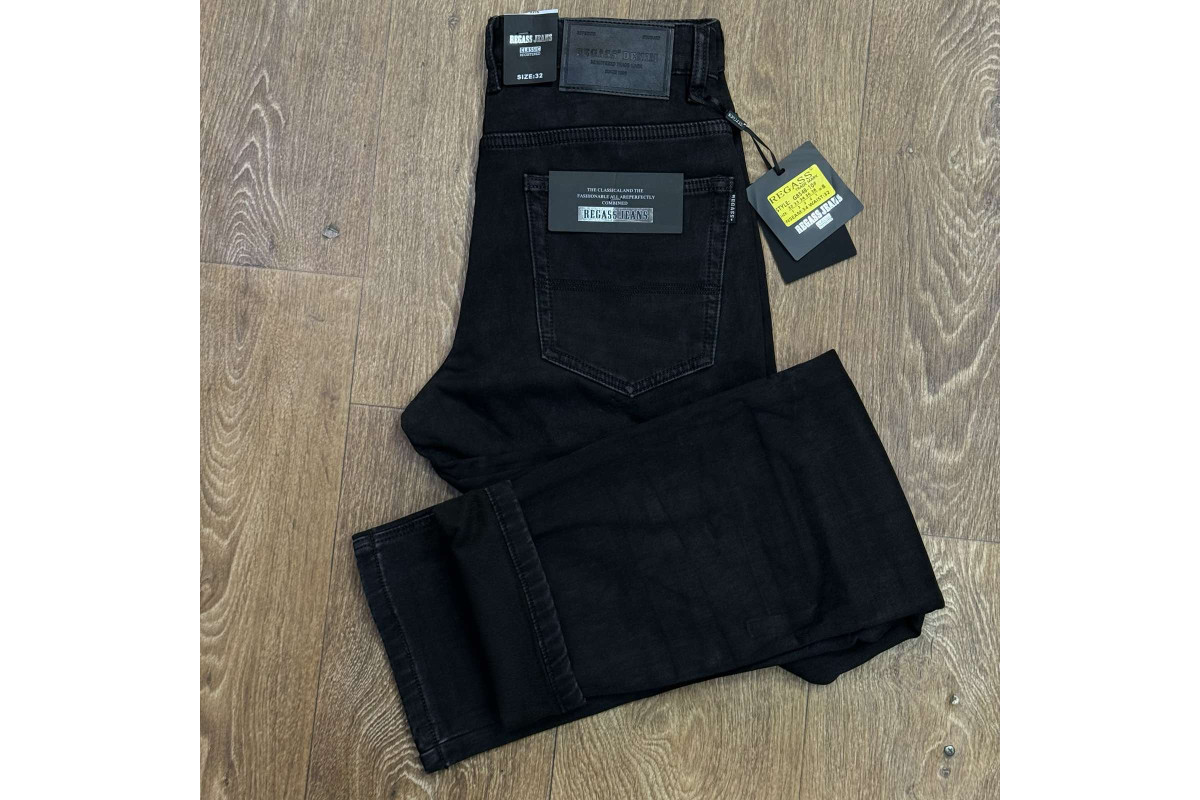 Фото Джинси чоловічі REGASS JEANS 8548 ГРАФІТ ФЛIС from official site OSKAR™