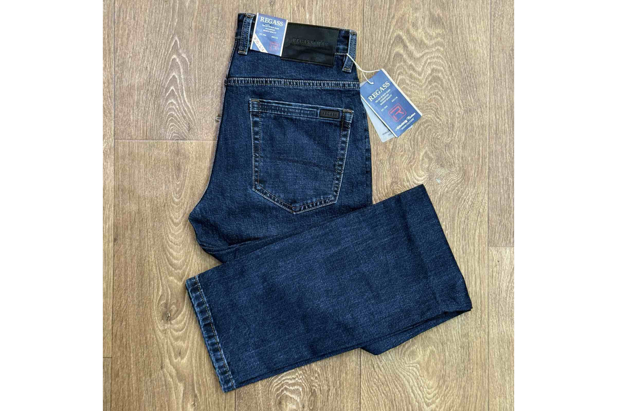 Фото Джинси чоловічі REGASS JEANS 8691 Classic СІРО-СИНІЙ from official site OSKAR™