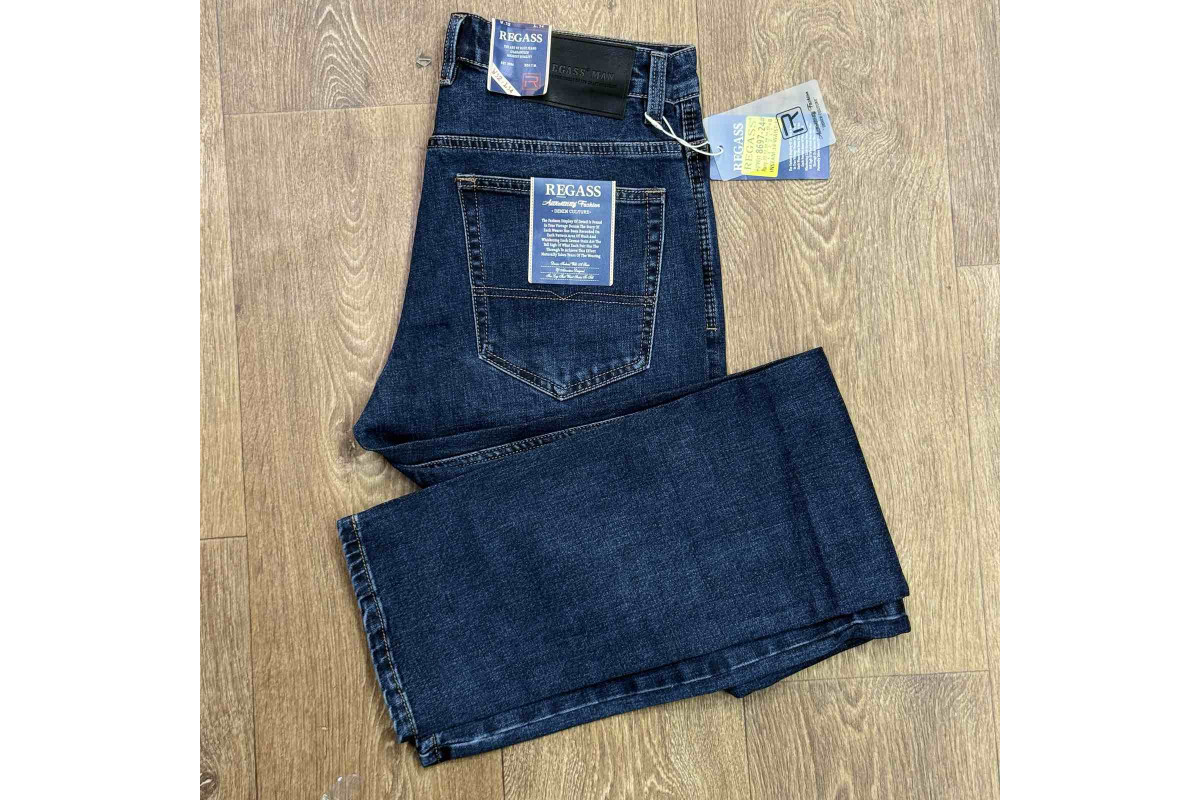 Фото Джинси чоловічі REGASS JEANS 8697 Classic СІРО-СИНІЙ from official site OSKAR™