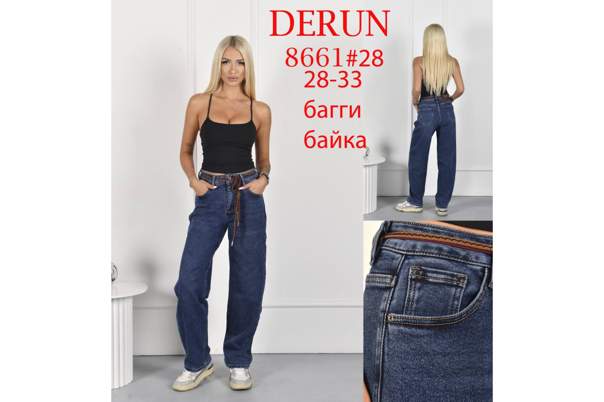 Фото Джинси жіночі DERUN JEANS 8661 BAGGY НА БАЙЦІ from official site OSKAR™