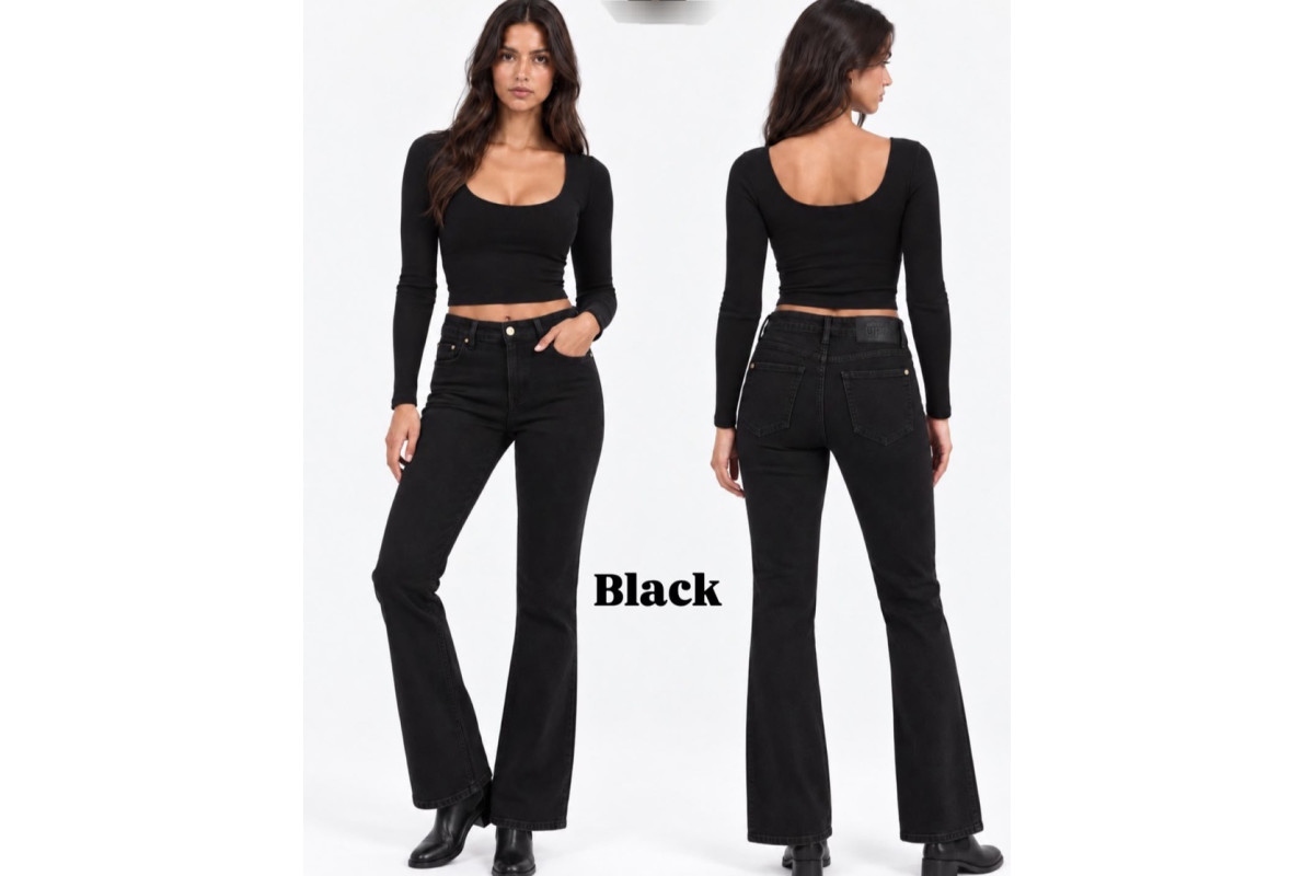 Фото Джинси жіночі WHAT'S UP JEANS 1470 ISPANYOL ЧОРНИЙ from official site OSKAR™