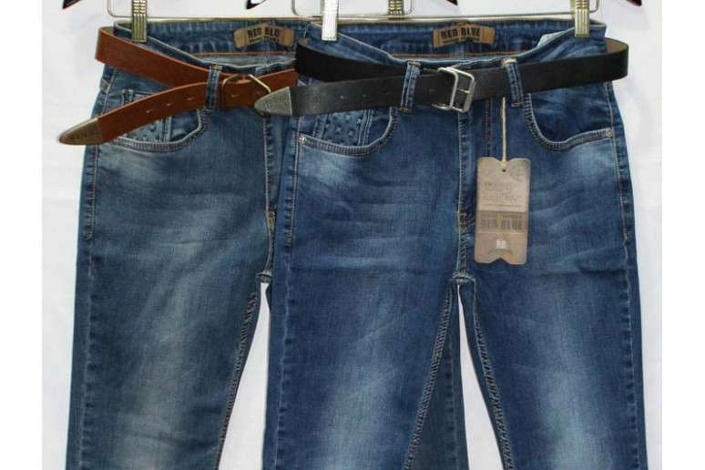 Джинсы женские Турецкие Red blue jeans 4002