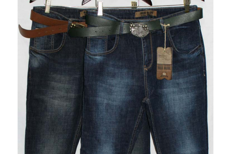 Джинсы женские Турецкие Red blue jeans boyfriend 6016