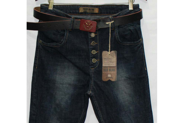Джинсы женские Турецкие Red blue jeans boyfriend 6019
