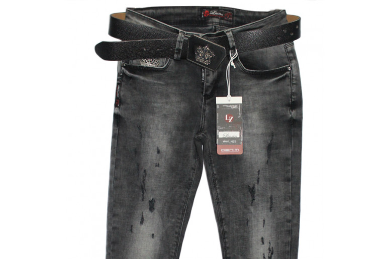 Джинси жіночі Liuzin jeans темно-сірі 1128