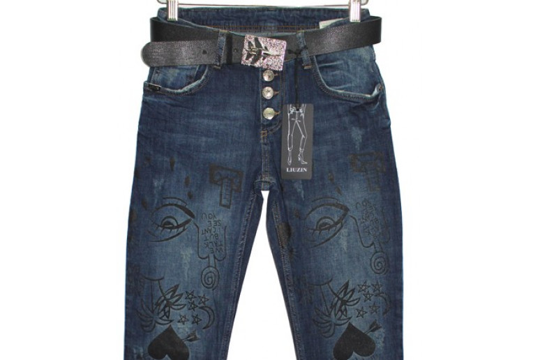 Джинси жіночі Liuzin jeans boyfriend 3055