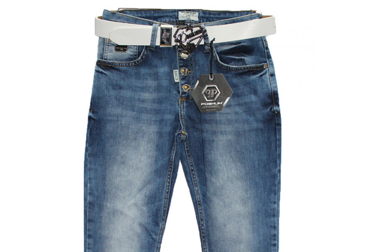 Джинси жіночі Poshum jeans boyfriend 4025