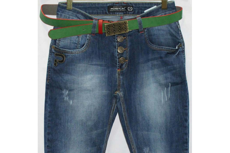 Джинсы женские Poshum jeans boyfriend 0342