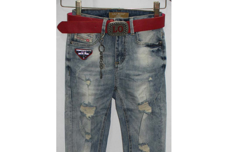 Джинсы женские Американка высокая посадка Lolo blues jeans 1505