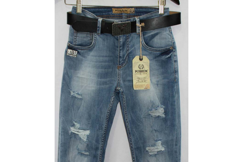 Джинси жіночі Турецькі Poshum jeans boyfriend 4015