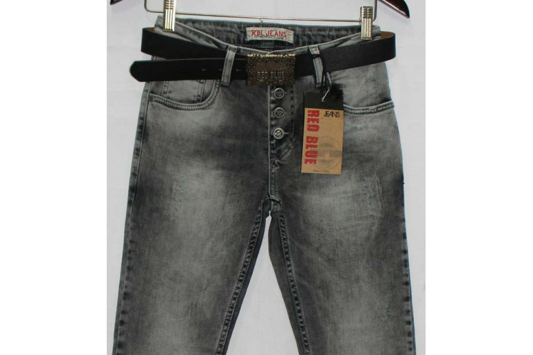 Джинсы женские Турецкие Red blue jeans boyfriend 8801