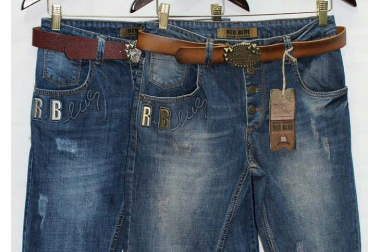 Джинси жіночі Турецькі Red blue jeans boyfriend 2021