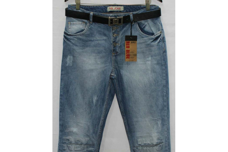 Джинси жіночі Турецькі Red blue jeans boyfriend 2209